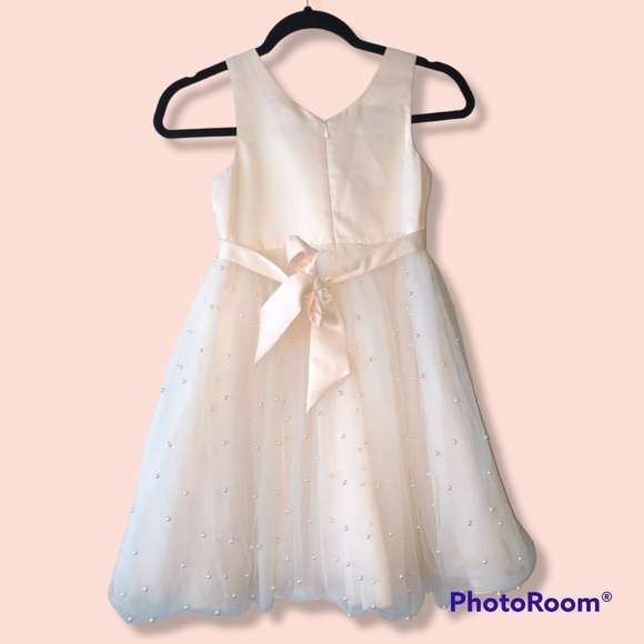 Flower Girl Dress Princess Couture Size 7 - Picture 2 of 2